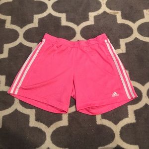 🌸3/$15🌸 Hot Pink Adidas Soccer Shorts